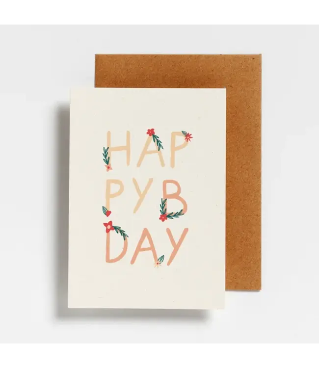 Hello August •• Postkaart | Text Happy bday