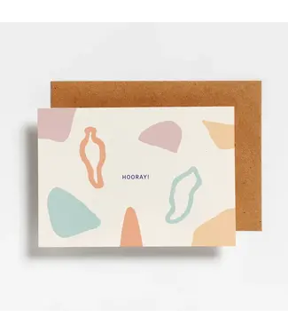 Hello August •• Postkaart | Shapes Hooray