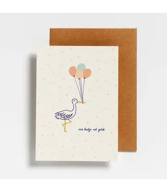 Hello August •• Postkaart | Een buikje vol geluk