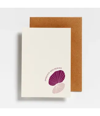 Hello August •• Postkaart | Oprechte deelneming