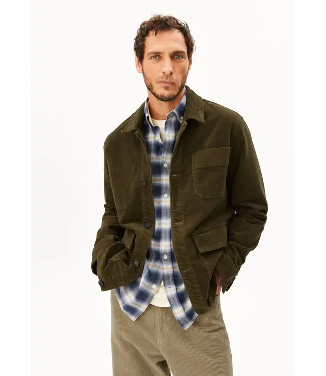ARMEDANGELS •• Corduroy Bakers Blazer | Dark Earth