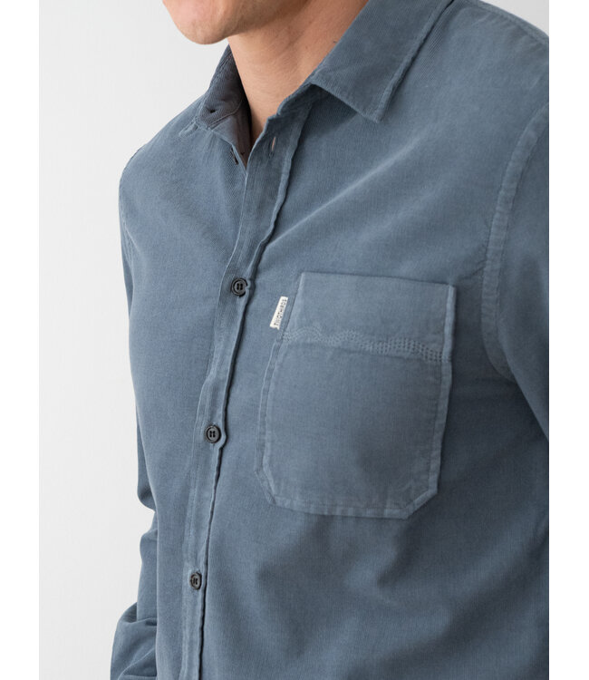 TWOTHIRDS •• Shirt Holdoya | Storm Blue