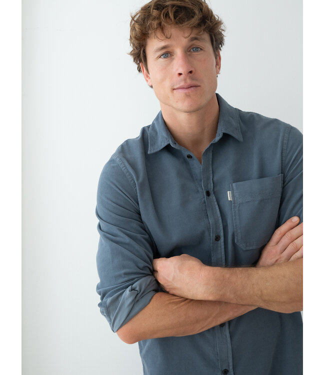 TWOTHIRDS •• Shirt Holdoya | Storm Blue