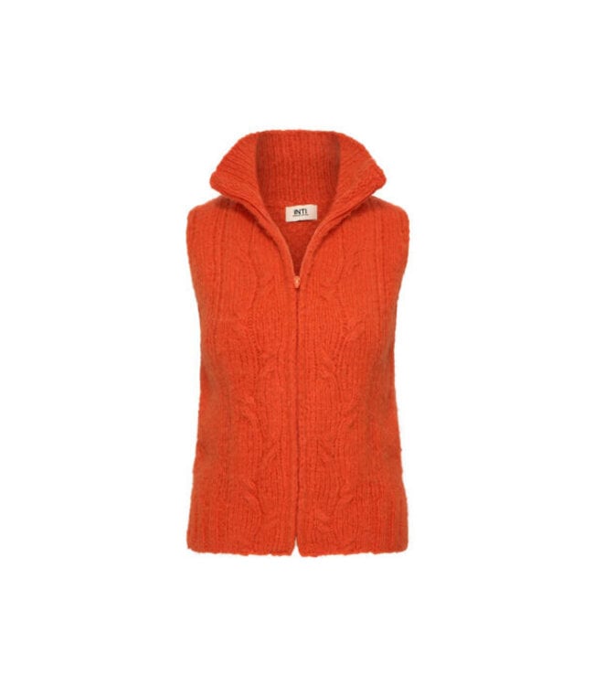 INTI Knitwear •• Sleeveless Vest Chaleco Elisa | Orange