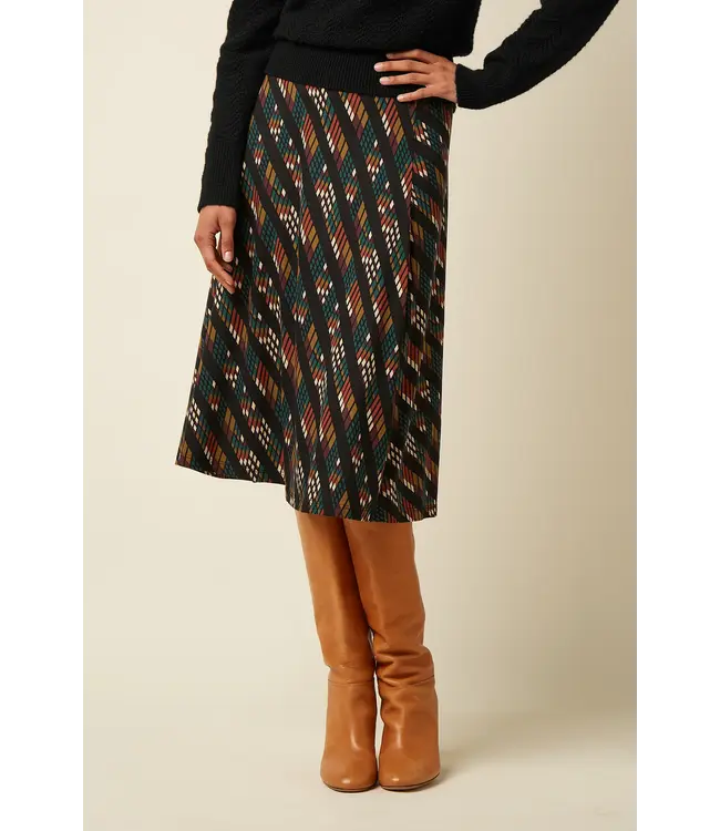 KING LOUIE •• Juno Skirt Lewis | Black