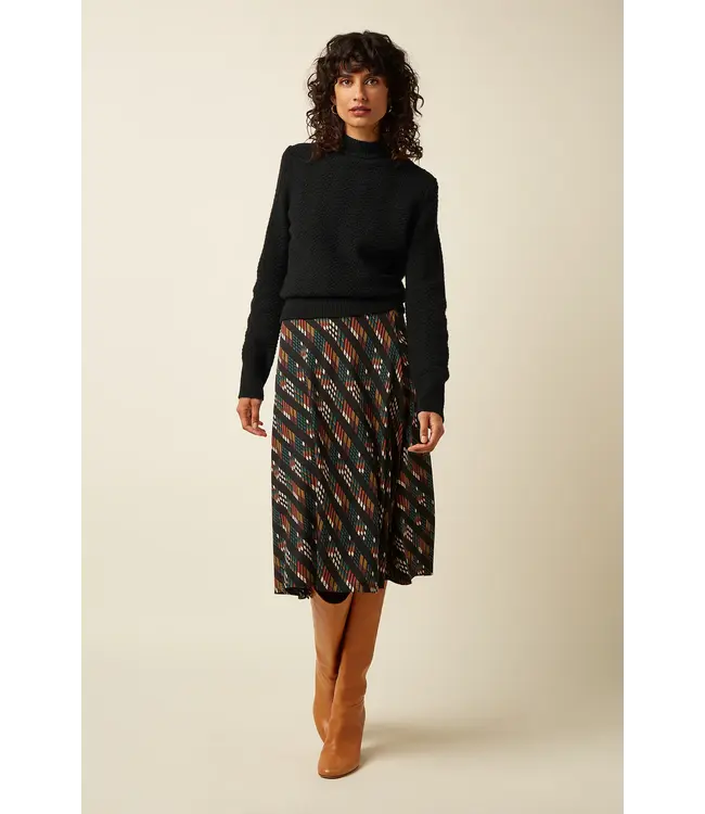 KING LOUIE •• Juno Skirt Lewis | Black