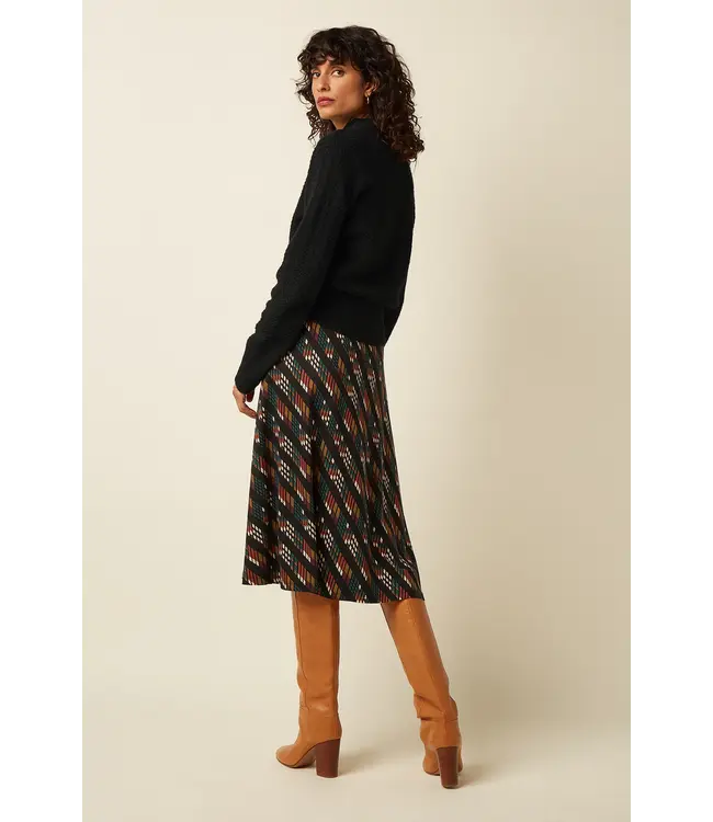 KING LOUIE •• Juno Skirt Lewis | Black