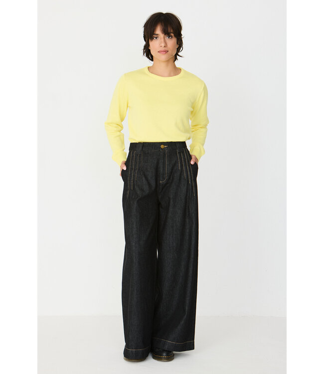 SKFK •• Amalur GOTS Trouser | Black Denim