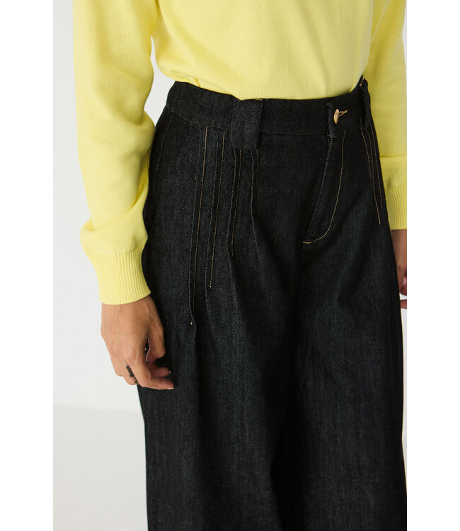 SKFK •• Amalur GOTS Trouser | Black Denim