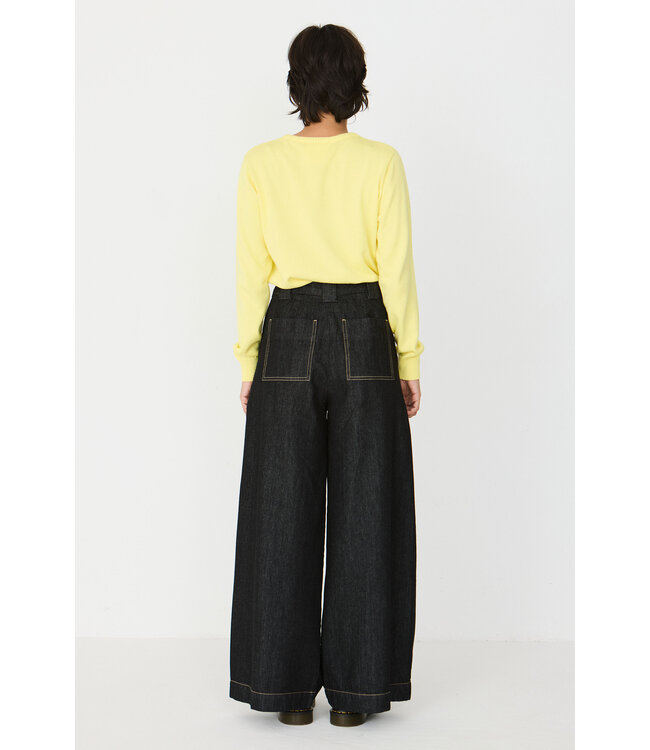 SKFK •• Amalur GOTS Trouser | Black Denim