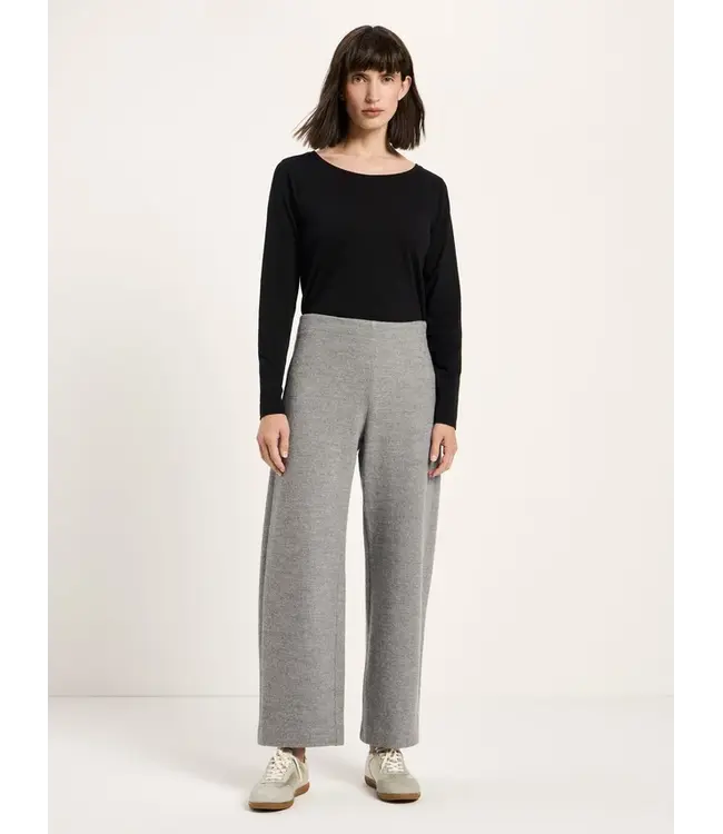 LANIUS •• Wollen Barrel Broek OCS | Grey Melange