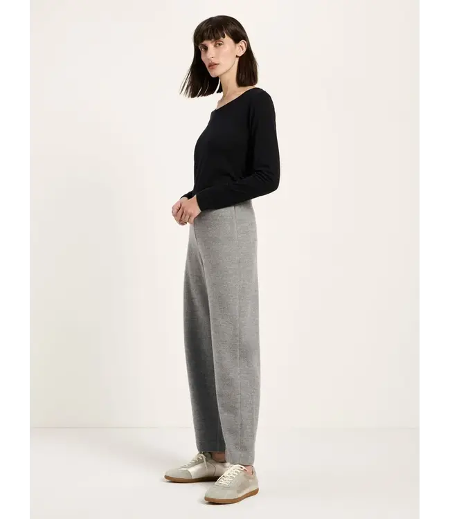 LANIUS •• Wollen Barrel Broek OCS | Grey Melange