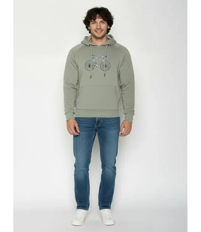 GREENBOMB •• Knut Simple Trek Hoodie | Moos Mint