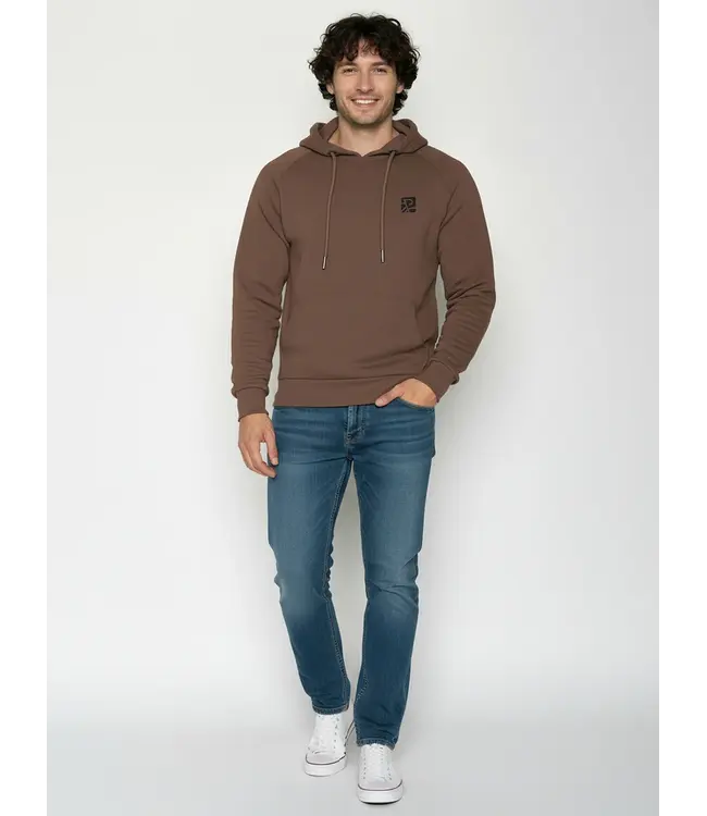 GREENBOMB •• Bike Square Trek Hoodie | Earth Wood