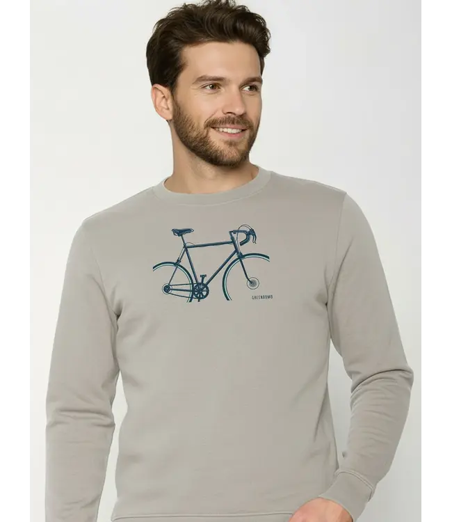 GREENBOMB •• Bike Crop Wild Sweatshirt | Sandstone