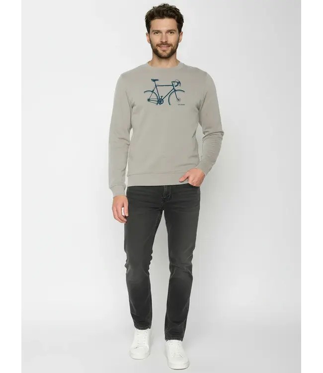 GREENBOMB •• Bike Crop Wild Sweatshirt | Sandstone