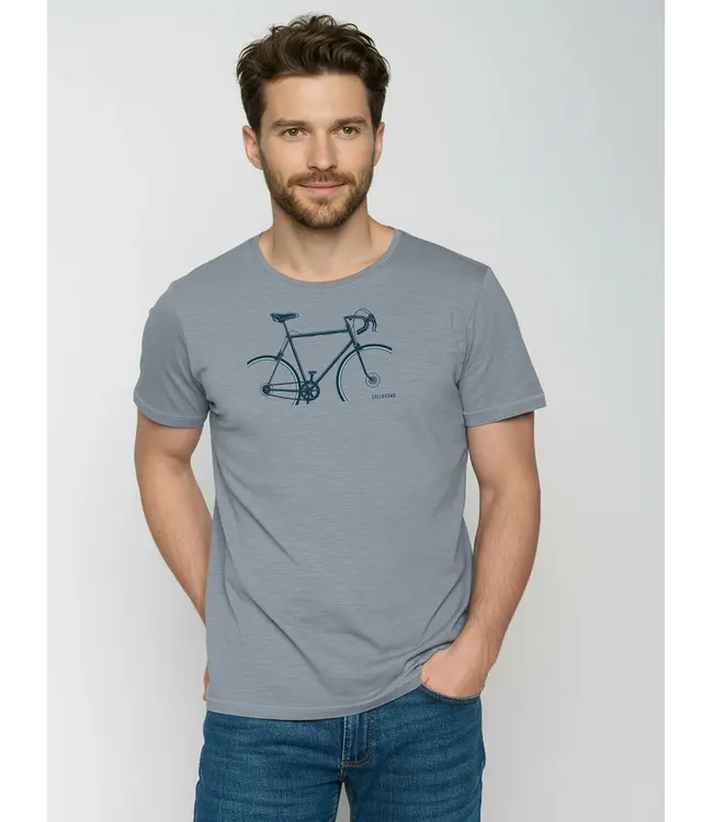 GREENBOMB •• Bike Crop Spice T-shirt | Sea Smoke