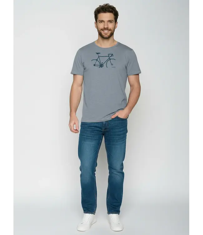 GREENBOMB •• Bike Crop Spice T-shirt | Sea Smoke