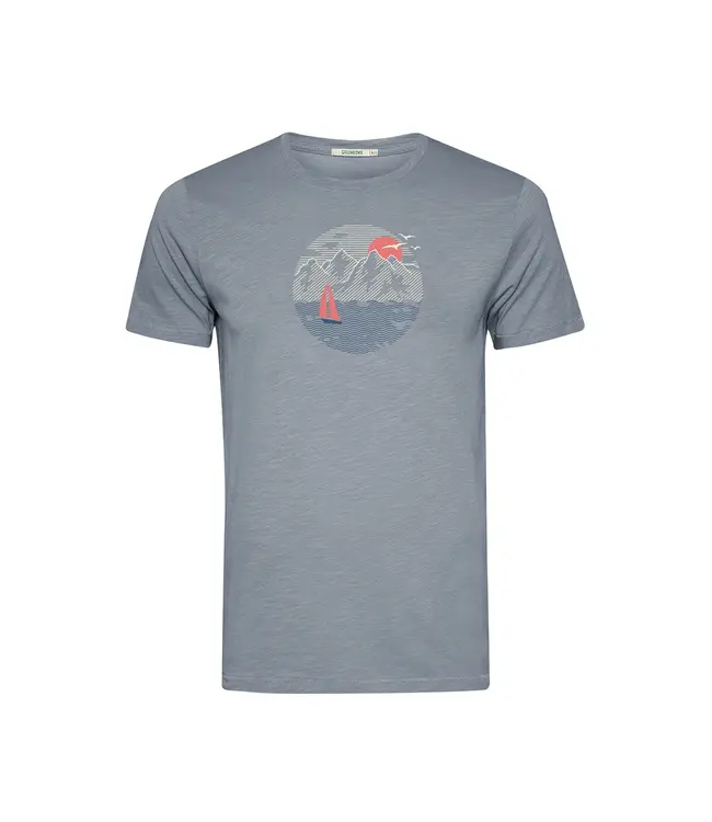 GREENBOMB •• Sail Circle Spice T-shirt | Sea Smoke