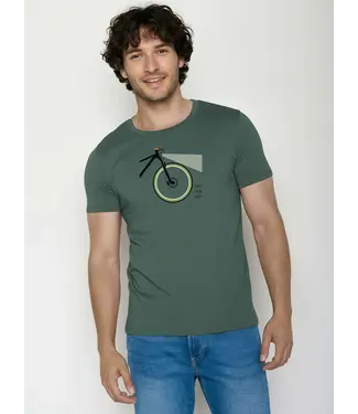 GREENBOMB •• Bike Light Guide t-shirt | Night Grove