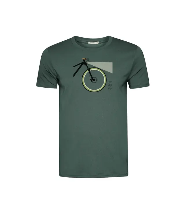 GREENBOMB •• Bike Light Guide t-shirt | Night Grove