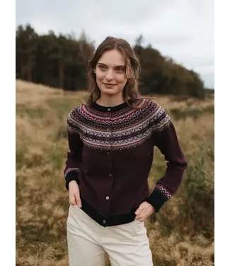 ERIBÉ •• Alpine Cardigan | Tyrian