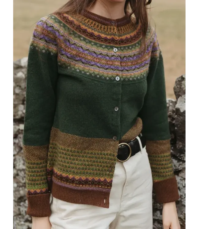 ERIBÉ •• Alpine Cardigan | Thistle