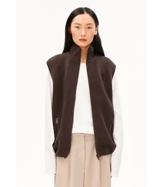 ARMEDANGELS •• Fleece Vest | Claystone