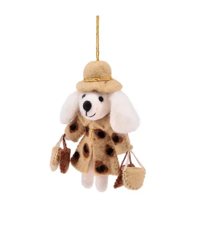 SJAAL MET VERHAAL  •• Hanger Poedel Shopaholic |  Beige