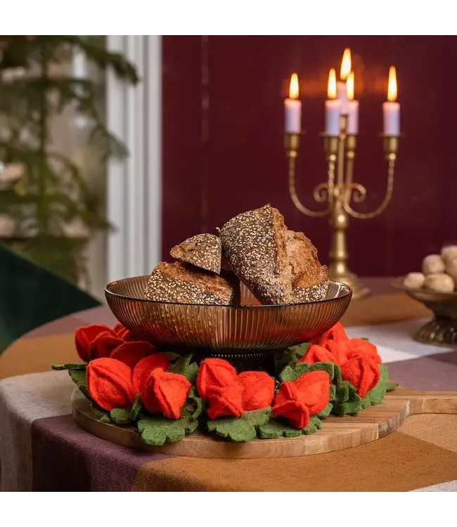 SJAAL MET VERHAAL  •• Krans Physalis Lampion