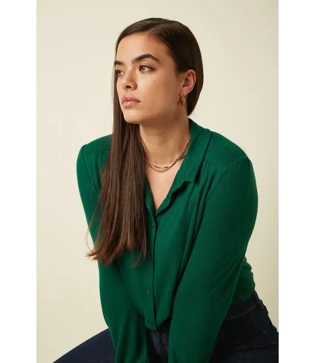 KING LOUIE •• Carina Blouse Vyne | Pine Green