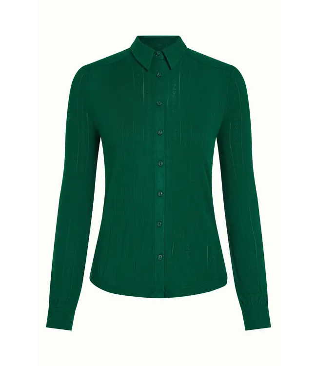KING LOUIE •• Carina Blouse Vyne | Pine Green