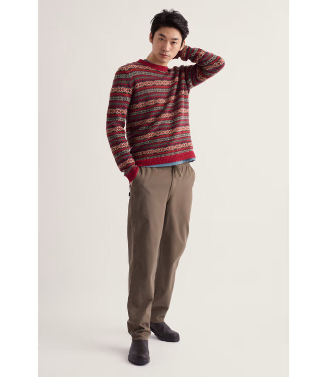 SEASALT CORNWALL •• Men's Carracks Jumper | Ewin Dark Cinnamon