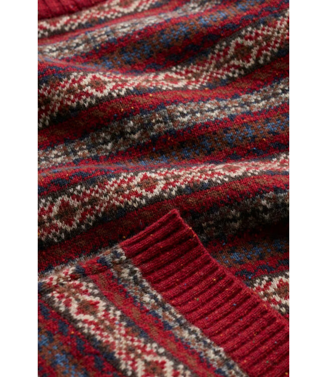 SEASALT CORNWALL •• Men's Carracks Jumper | Ewin Dark Cinnamon
