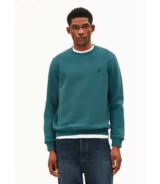 ARMEDANGELS •• BAARO FLEECE SWEATSHIRT | Petrol Velvet