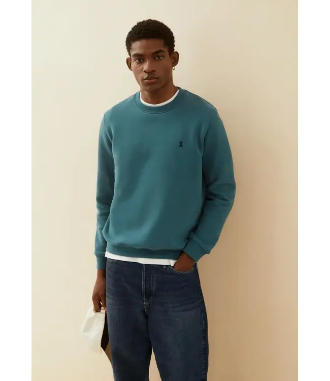 ARMEDANGELS •• BAARO FLEECE SWEATSHIRT | Petrol Velvet