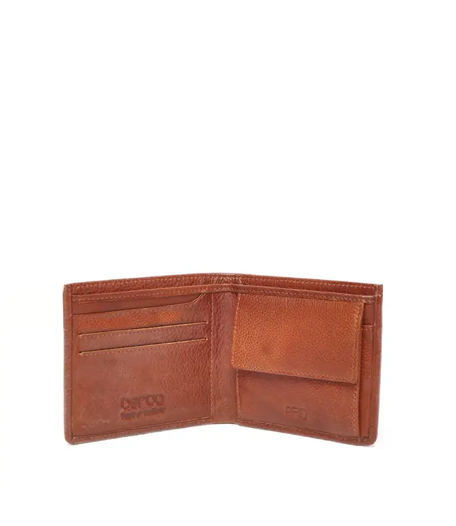 Berba •• Leren Herenportemonnee | Black | Brandy