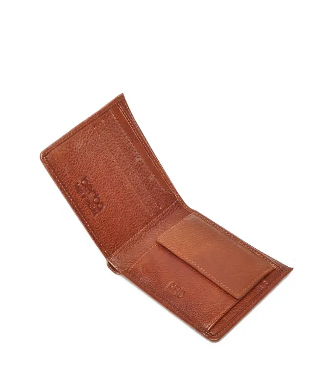 Berba •• Leren Herenportemonnee | Black | Brandy
