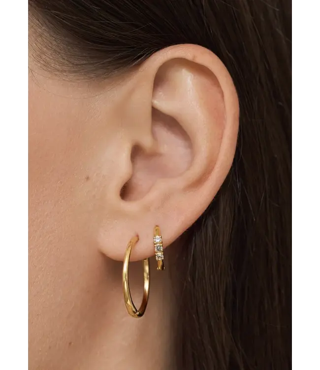 Flawed •• Repeat Hoop | Gold