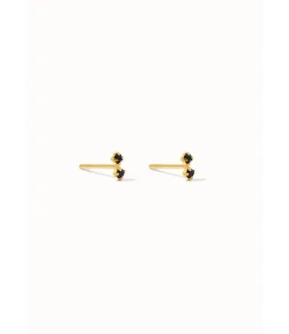 Flawed •• Isa Studs | Set | Gold