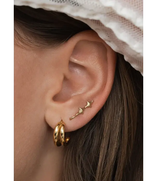 Flawed •• Nova Hoops | Set | Gold