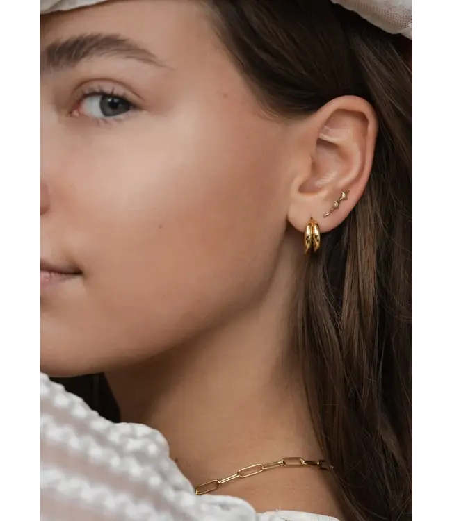 Flawed •• Nova Hoops | Set | Gold