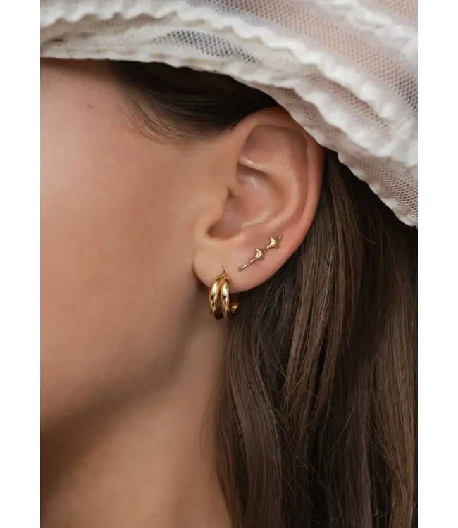 Flawed •• Nova Hoops | Set | Gold