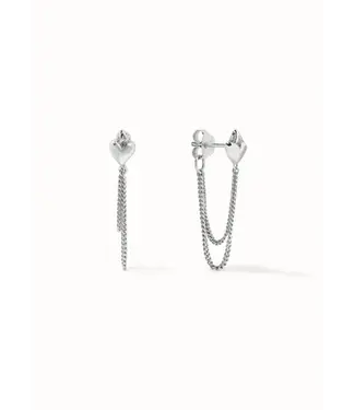 Flawed •• Flaming Heart Chain | Zilver