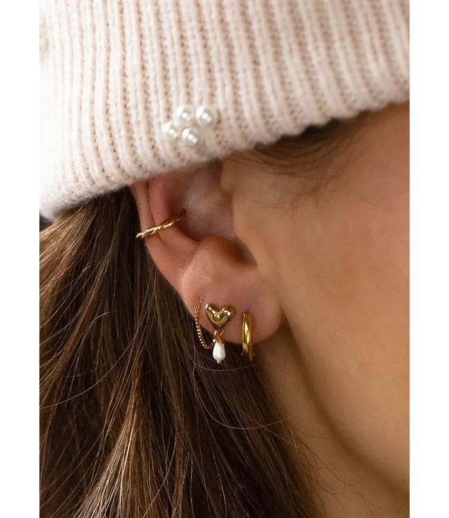 Flawed •• L'amour Perle Studs | Set | Goud