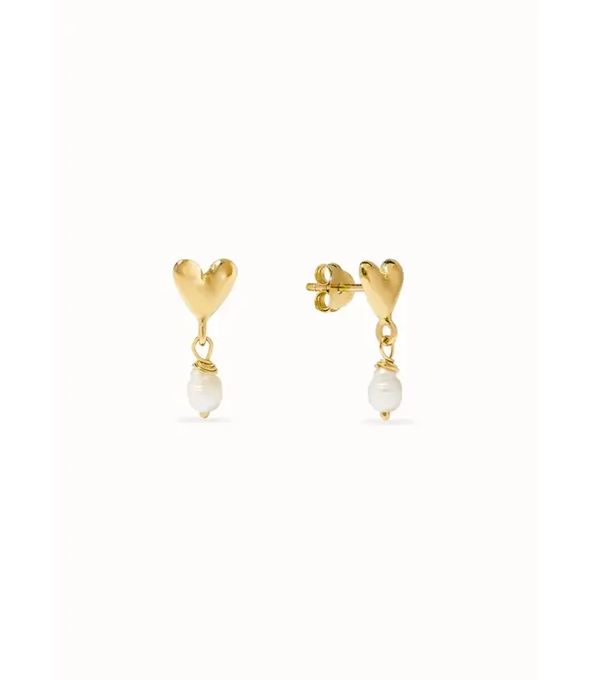 Flawed •• L'amour Perle Studs | Set | Goud