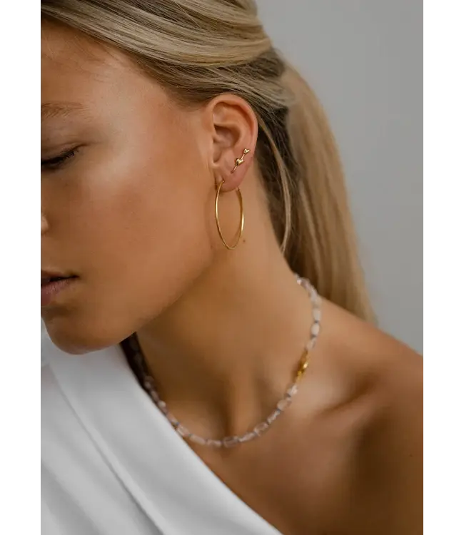 Flawed •• Holly Hoops | Set | Goud