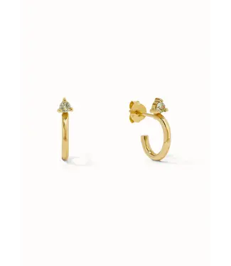 Flawed •• Flare Hoop | Goud