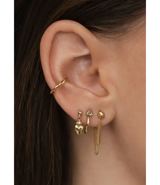 Flawed •• Flare Hoop | Goud