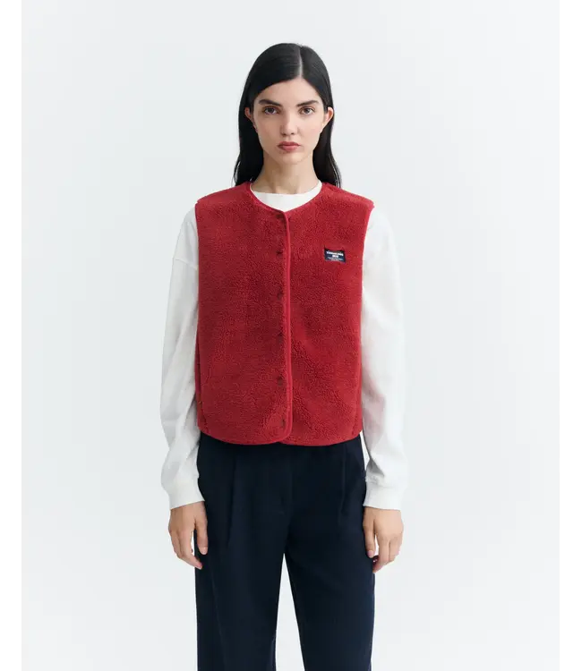 THINKING MU •• Jay Vest | Pale Red